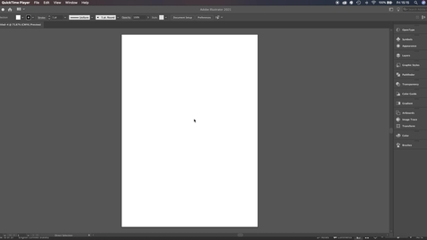 Thumbnail for Adobe illustrator setting up your workspace