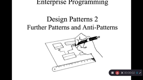Thumbnail for entry Design Patterns 2