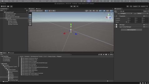 Thumbnail for Check LR Controllers and add floor plane and material