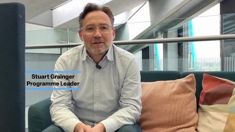 Thumbnail for Stuart Grainger BA (Hons) Advertising and Brand Communications Programme Leader Welcome