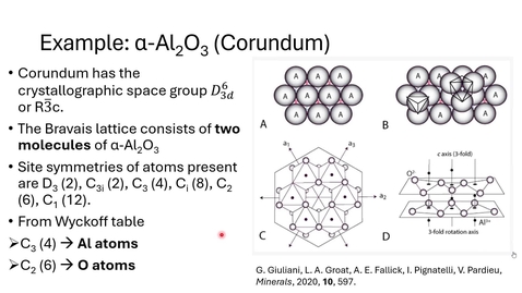 Thumbnail for Example: Al2O3 (corundum form)