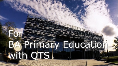 Thumbnail for BA Primary Education with QTS Year Three Good Luck Messages