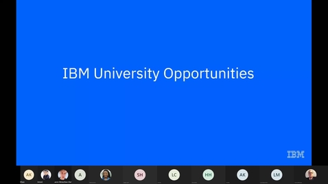 Thumbnail for entry IBM – Business Technology: Meet The Employers 08/02/2022
