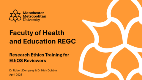 Thumbnail for EthOS v2 Training for Reviewers (April 2025)
