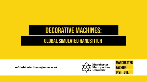 Thumbnail for Global Simulated Handstitch Machine