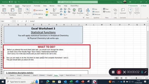 Thumbnail for Excel Homework tips