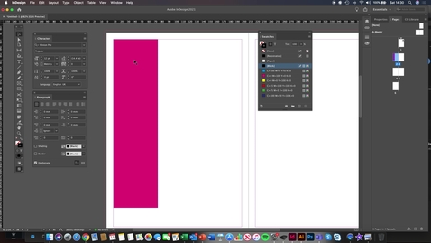 Thumbnail for Adobe Indesign using basic type