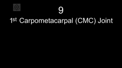 Thumbnail for entry Manual Therapy Upper Quadrant  1st Carpometacarpal Joint 9a
