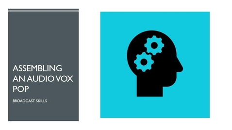 Thumbnail for Mixing a vox pop