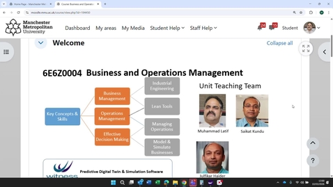 Thumbnail for Workshop 4: Business Modelling &amp; Simulation