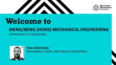 Thumbnail for entry Welcome to Mechanical Engineering