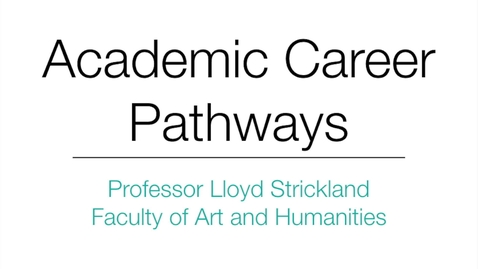 Thumbnail for Professor Lloyd Strickland