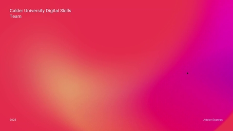 Thumbnail for Create a Presentation in Adobe Express