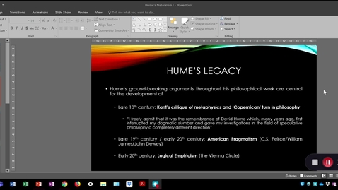 Thumbnail for Hume's Naturalism Podcast 1
