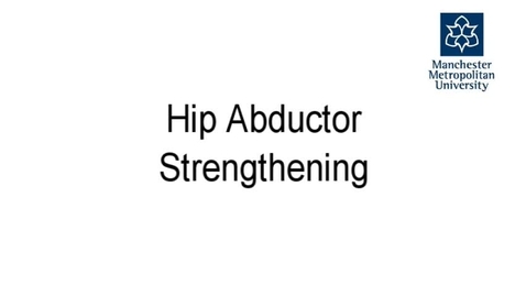 Thumbnail for entry Hip Abducter Strengthening