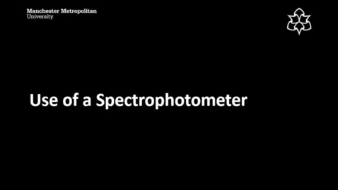 Thumbnail for Use of a Spectrophotometer