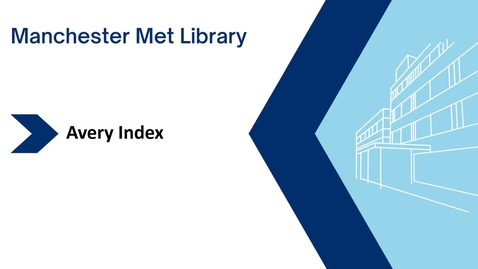 Thumbnail for Avery Index