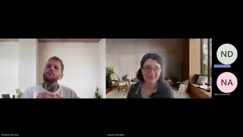 Thumbnail for Seminar on User Experience Design with Nicola Dobiecka -Meeting Recording