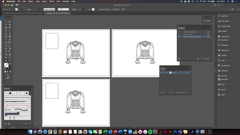 Thumbnail for Adobe illustrator layers tool