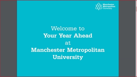 Thumbnail for entry 1st year students - Your Year Ahead