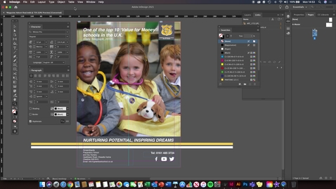 Thumbnail for Adobe Indesign convert to pdf