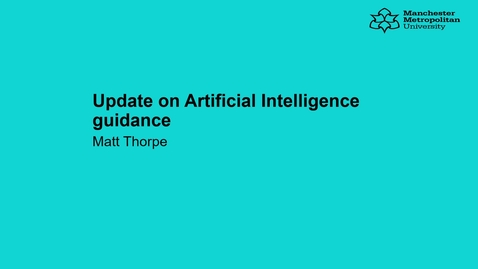 Thumbnail for Permitted and Not permitted statements for use of AI in summative assessments