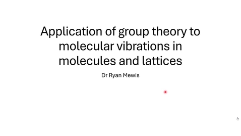 Thumbnail for Topic, IR and Raman overview