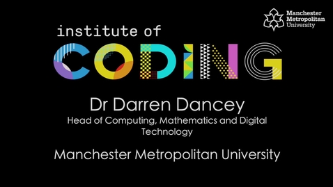 Thumbnail for Institute of Coding - Widening Participation