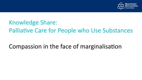 Thumbnail for entry Compassion in the face of marginalisation