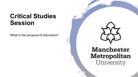 Thumbnail for Why is the purpose of education a critical issue?