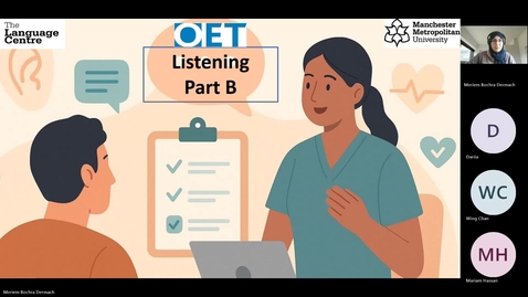 Thumbnail for OET Listening Part B