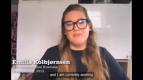 Thumbnail for entry Emilia Kolbjørnsen Volunteers' Week message