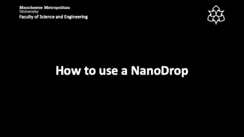 Thumbnail for entry NanoDrop