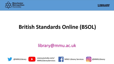 Thumbnail for entry British Standards Online