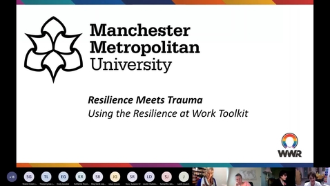 Thumbnail for entry Webinar: Thriving in Public Service - The Resilience at Work Toolkit - ESRC Festival of Social Science 2020