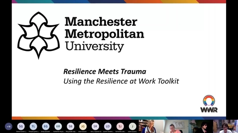 Thumbnail for Webinar: Thriving in Public Service - The Resilience at Work Toolkit - ESRC Festival of Social Science 2020