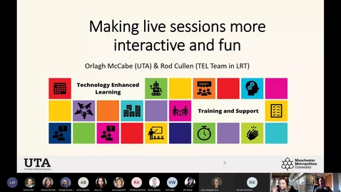 Thumbnail for Make live sessions more interactive and fun - 15th Oct 2020