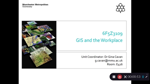 Thumbnail for entry 6F5Z3109 GIS and the Workplace