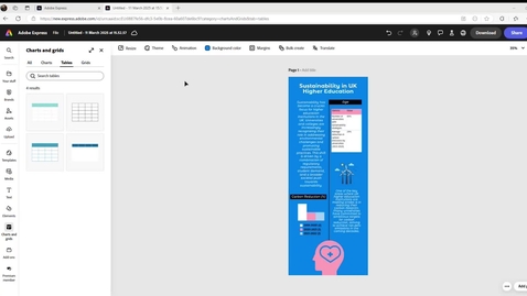 Thumbnail for Create an Infographic in Adobe Express