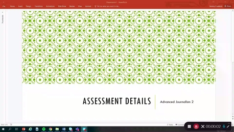 Thumbnail for Media and Regulation 2: Assessment Details