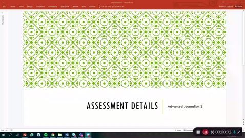 Thumbnail for entry Media and Regulation 2: Assessment Details