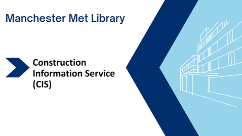 Thumbnail for entry Construction Information Service