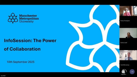Thumbnail for 10th September 2025 - InfoSession: The Power of Collaboration