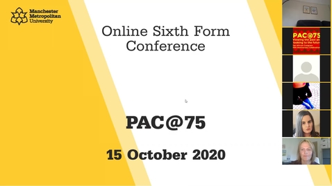 Thumbnail for entry Pan African Sixth Form and GCSE Conference Live Discussion 12-1pm October 15th 2020