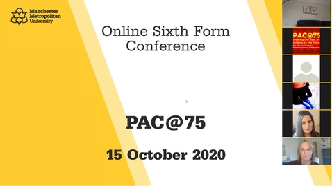 Thumbnail for Pan African Sixth Form and GCSE Conference Live Discussion 12-1pm October 15th 2020