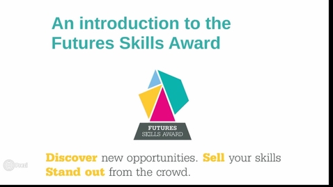 Thumbnail for entry Future Skills Award_Induction Video