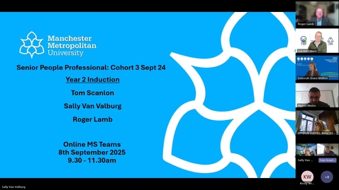 Thumbnail for Cohort 3 Year 2 Induction September 2025