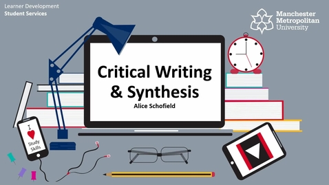 Thumbnail for entry Critical Writing and Synthesis screencast