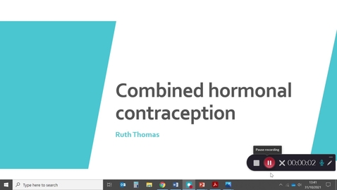 Thumbnail for entry Combined hormonal contraception