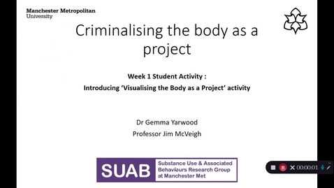 Thumbnail for Visualising the body as a project slide briefing